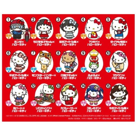 Furuta  Hello Kitty 巧克力公仔蛋10入/組-細節圖2