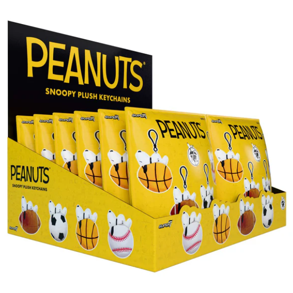 SUPER 7 PEANUTS 史努比超級毛絨鑰匙圈盲盒12入/組-細節圖3
