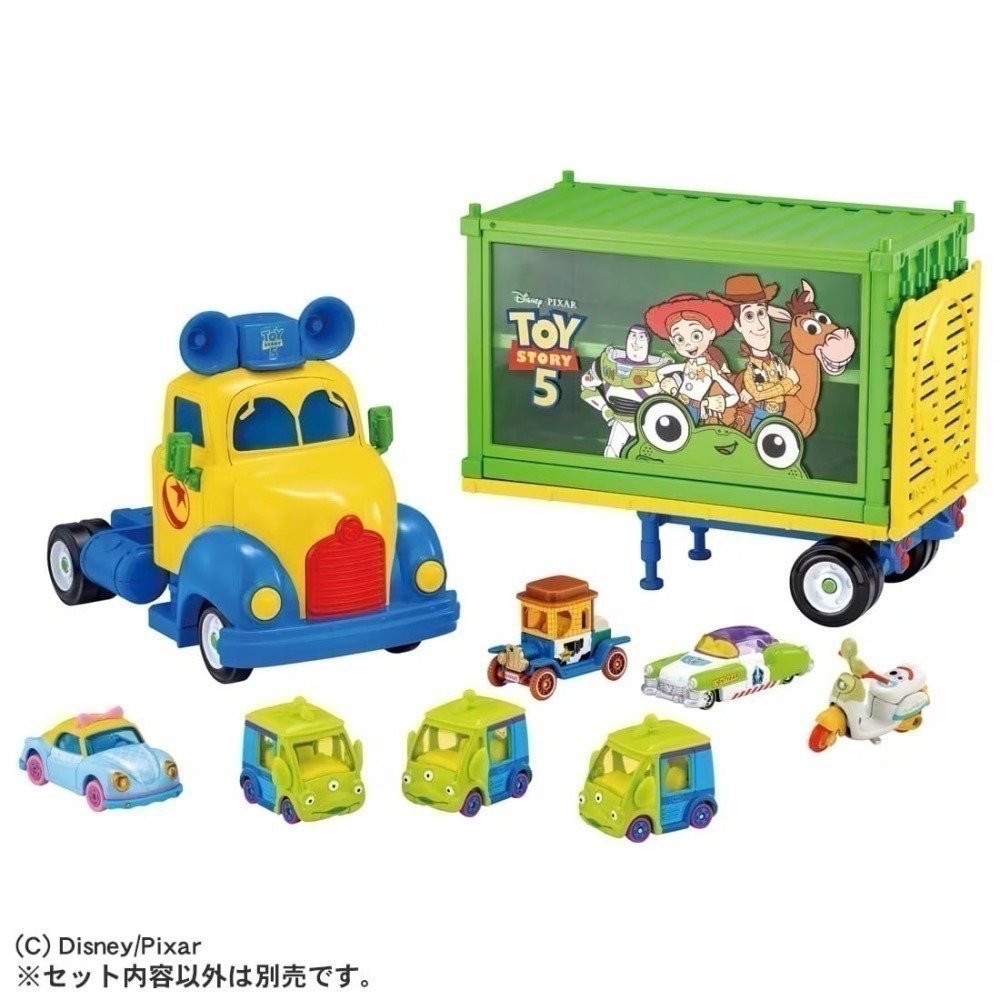 【6月限定】Tomica玩具總動員5 收納貨櫃車、小車-細節圖3