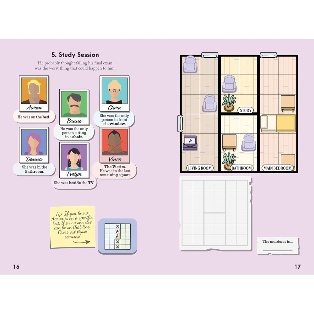 Murdoku: 80 Murder Mystery Logic Puzzles謀殺數獨(多款)-細節圖4