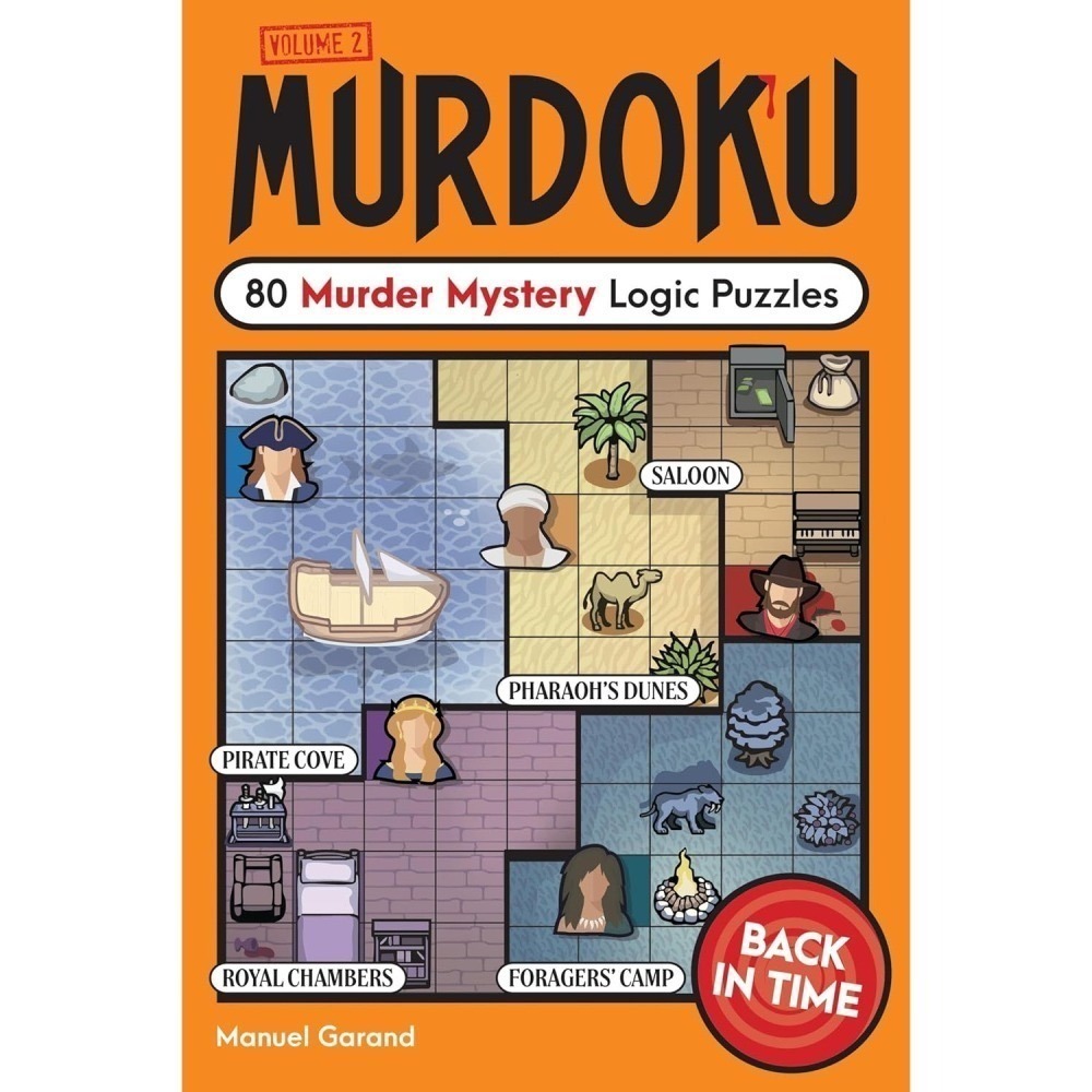 Murdoku: 80 Murder Mystery Logic Puzzles謀殺數獨(多款)-細節圖3