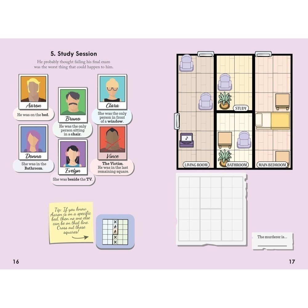 Murdoku: 80 Murder Mystery Logic Puzzles謀殺數獨(多款)-細節圖4