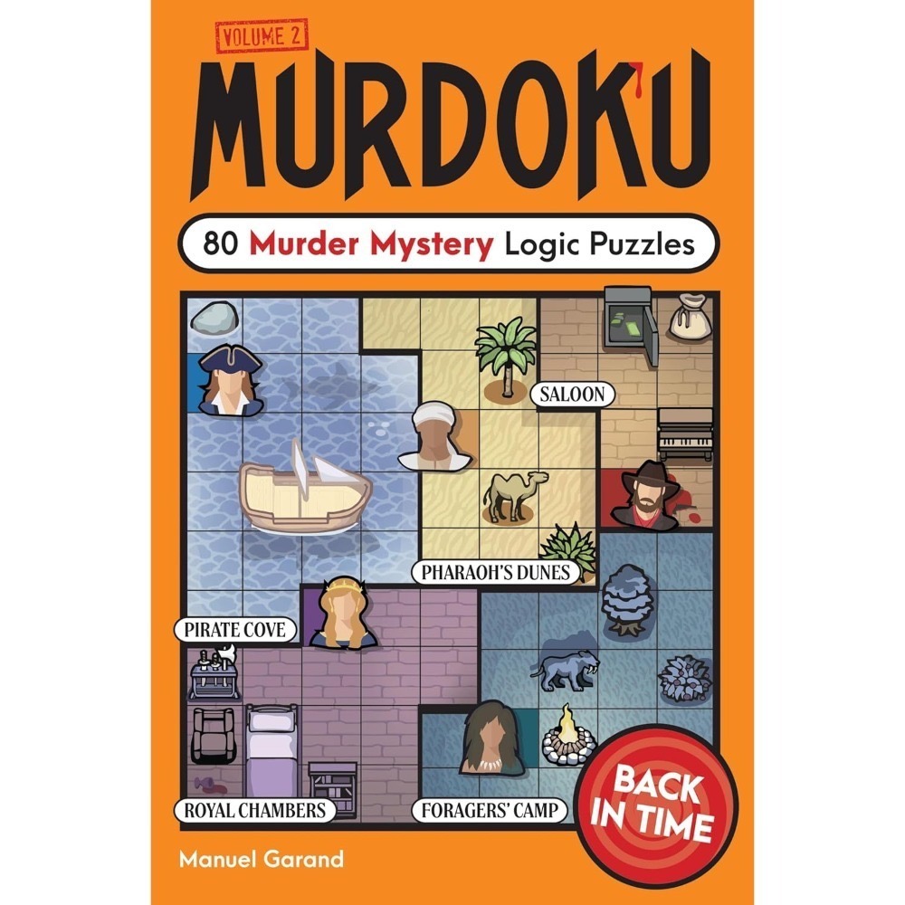 Murdoku: 80 Murder Mystery Logic Puzzles謀殺數獨(多款)-規格圖9