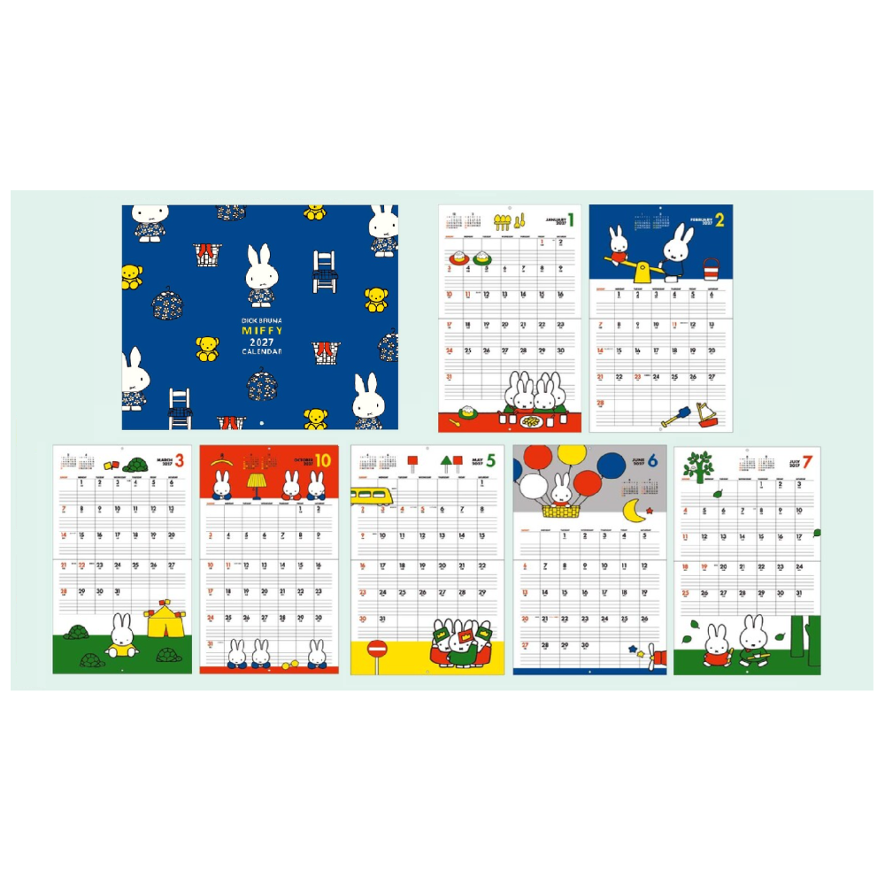 MIFFY米飛兔2027年月曆、桌曆、日記本(第一波收單到5/24日止)-規格圖11