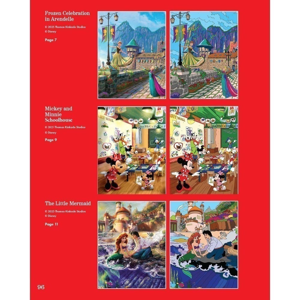 迪士尼夢想系列著色本(多款)-細節圖7