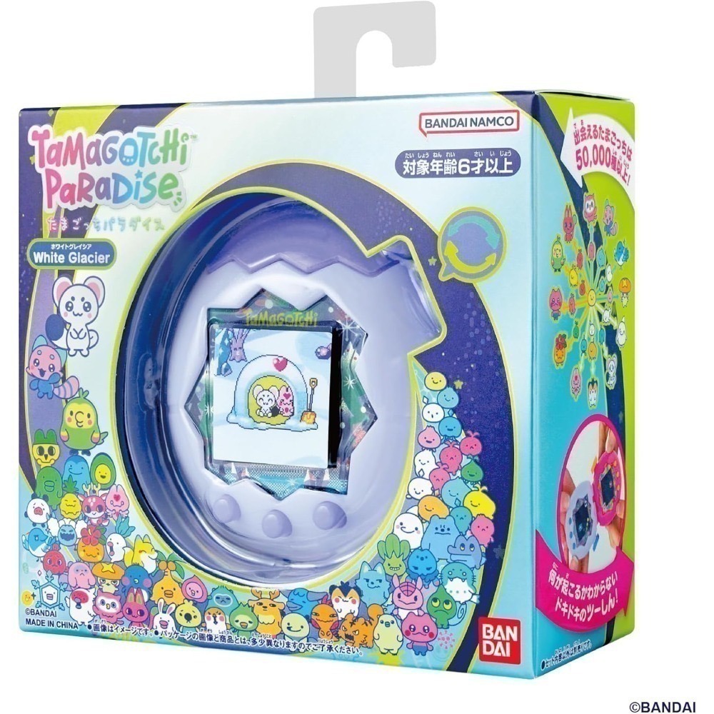 【7月限定】Tamagotchi Paradise 樂園塔麻可吉電子寵物機 橘色熱帶/白雪冰川-規格圖11