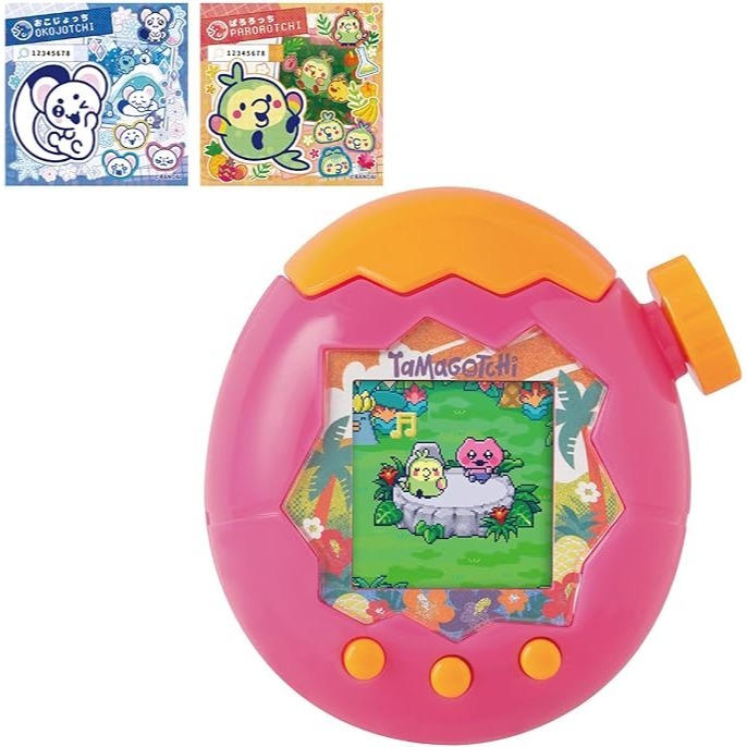 Tamagotchi Paradise 樂園塔麻可吉電子寵物機 橘色熱帶/白雪冰川-規格圖11