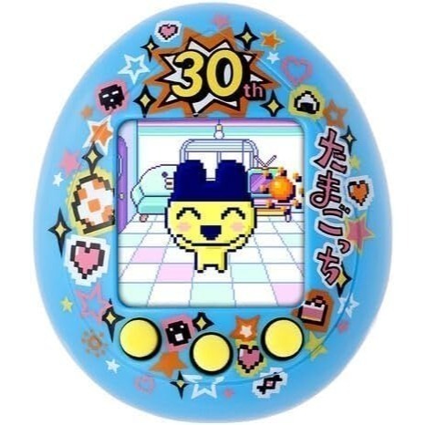 【8月限定】塔麻可吉 nano colorful30週年限定版寵物機 經典藍/亮彩黃-規格圖7