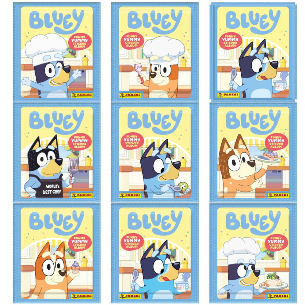 妙妙犬布麗Bluey 貼紙書第三彈 盲包 收集冊 豪華套組 36包入(歐洲正版代購)-細節圖6