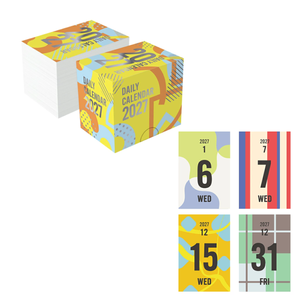彩色 迷你日曆3*4.5CM