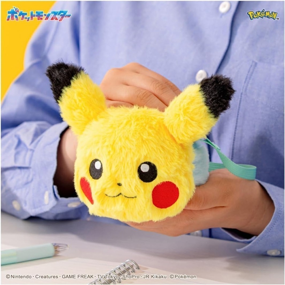 【7月限定】寶可夢POKEMON 互動撫摸精靈球 皮卡丘與好朋友們公仔套組 (觸控音效公仔 玩具禮盒)-細節圖3