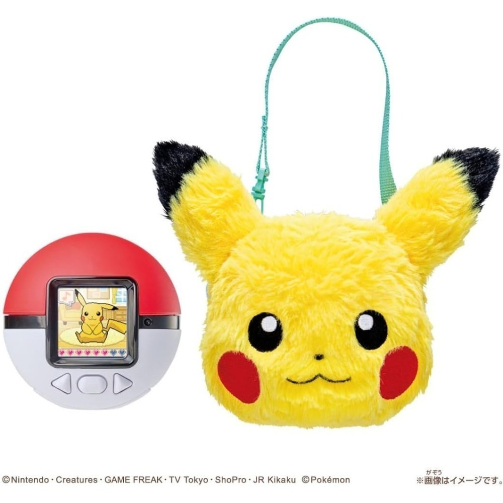 【7月限定】寶可夢POKEMON 互動撫摸精靈球 皮卡丘與好朋友們公仔套組 (觸控音效公仔 玩具禮盒)-細節圖4