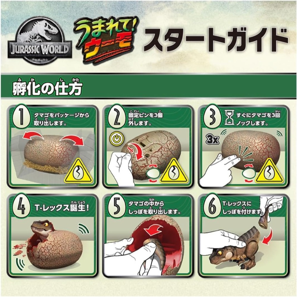 【7月限定】侏羅紀世界 魔法暴龍寵物蛋 T-Rex 孵化互動玩具（紅色限定款）-細節圖7