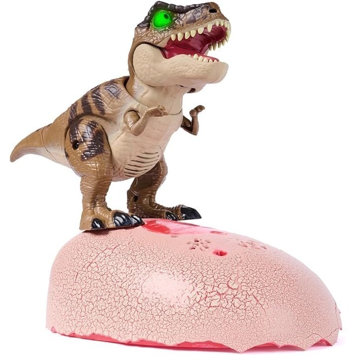 【7月限定】侏羅紀世界 魔法暴龍寵物蛋 T-Rex 孵化互動玩具（紅色限定款）-細節圖3