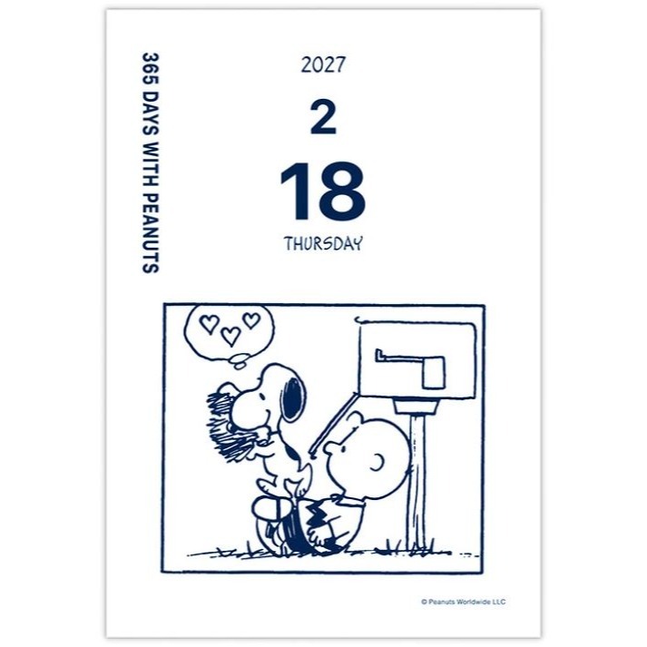 史努比2027年日曆(多款)-細節圖5
