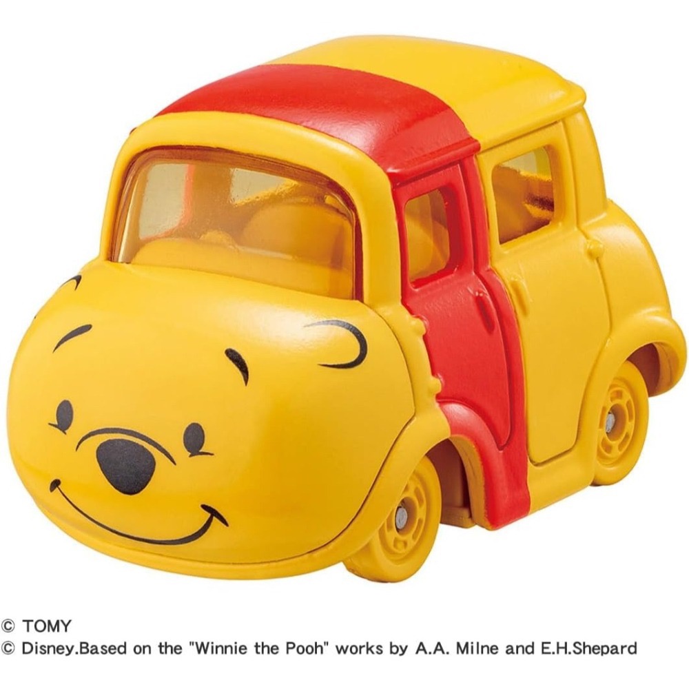 【9月限定】TOMICA 小熊維尼和朋友們收納車、合金車（5入）-細節圖3