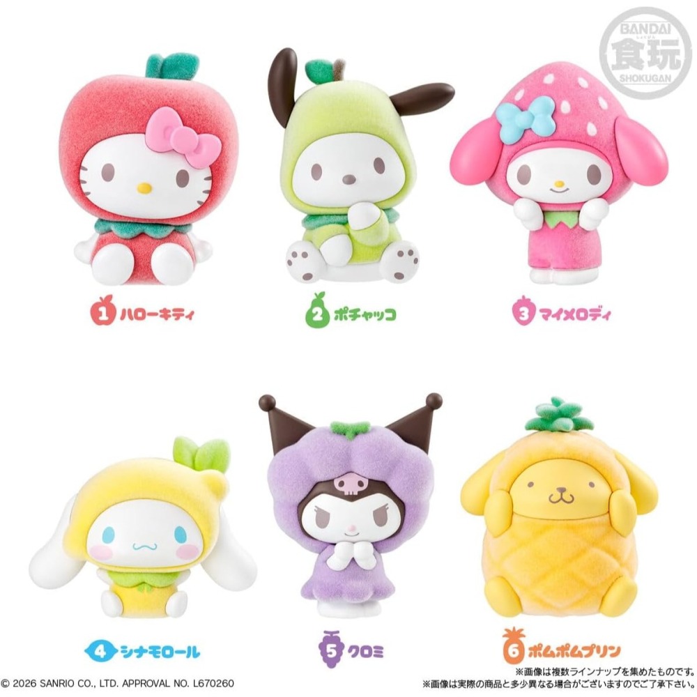【8月限定】三麗鷗 公仔變裝第2彈盒玩  10入/中盒-細節圖2
