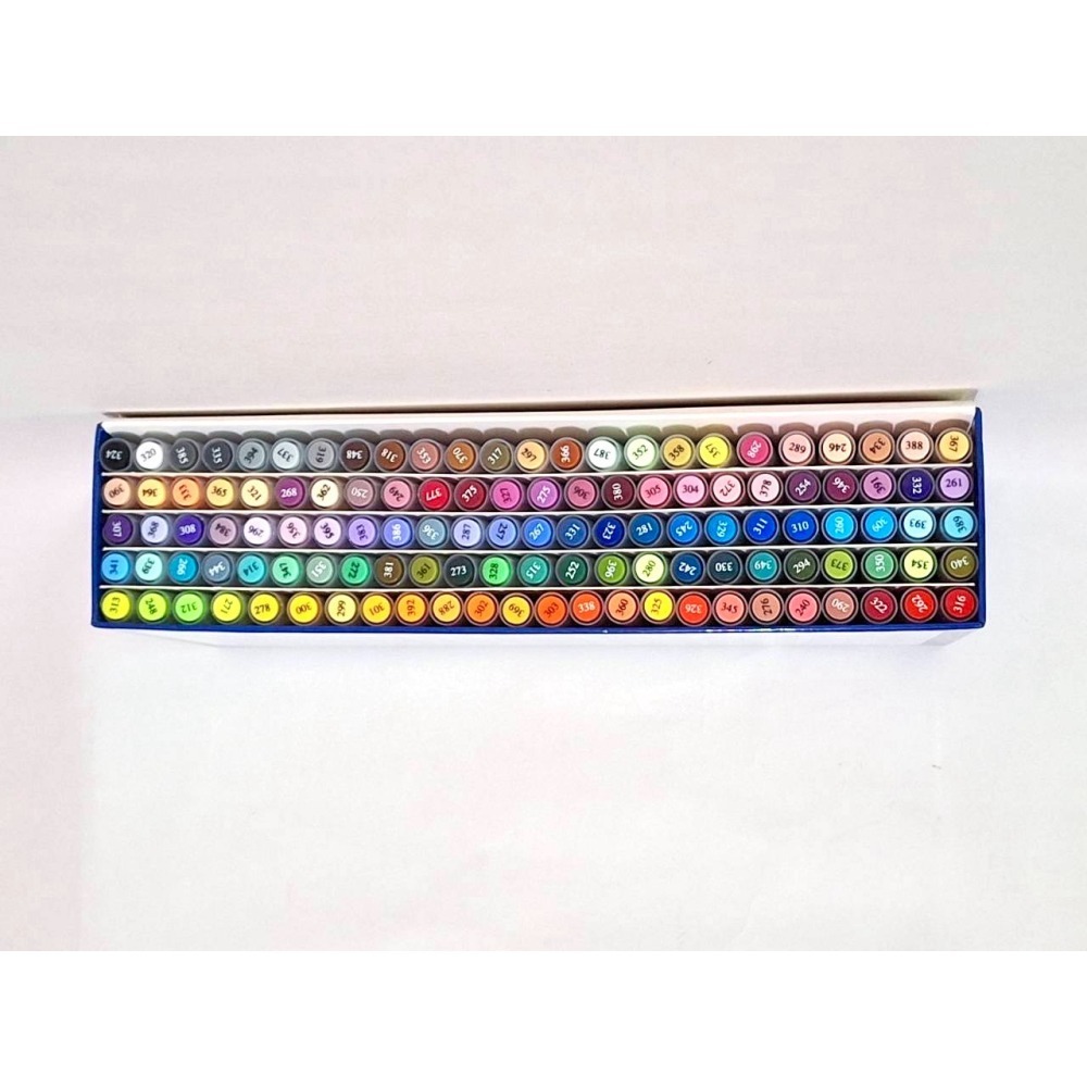 Acrylic直液式丙烯馬克筆/壓克力筆/麥克筆(軟頭120色)-細節圖3