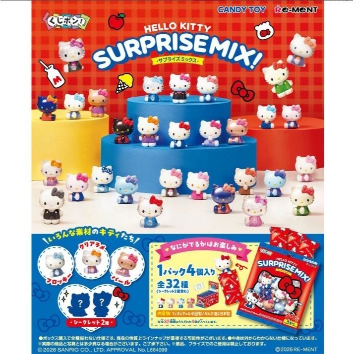三麗鷗 SURPRISE MIX! 美樂蒂公仔盲包組(4個/包；8包/盒)多款-規格圖8