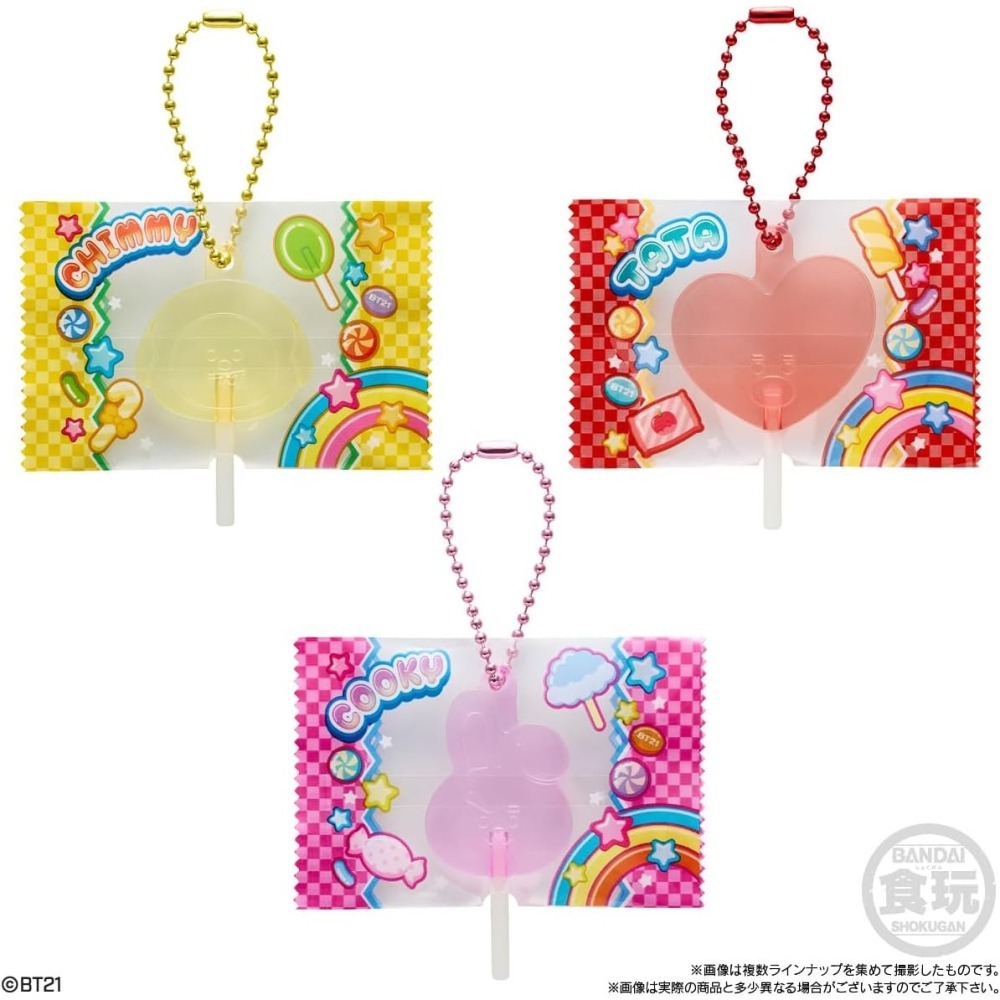 【10月限定】BT21 棒棒糖吊飾食玩(12入/一中盒)-細節圖3