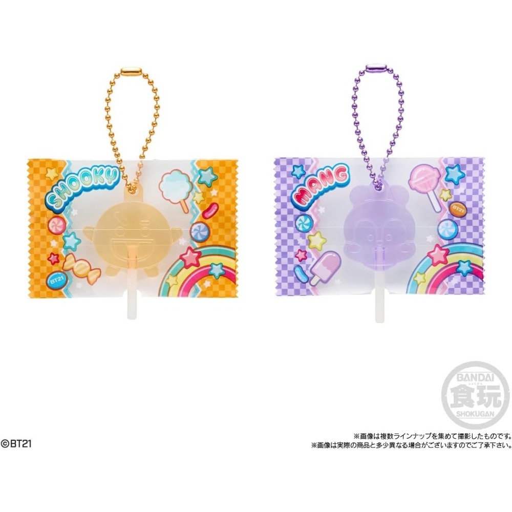 【10月限定】BT21 棒棒糖吊飾食玩(12入/一中盒)-細節圖5