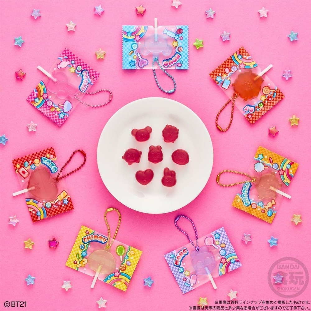 【10月限定】BT21 棒棒糖吊飾食玩(12入/一中盒)-細節圖7