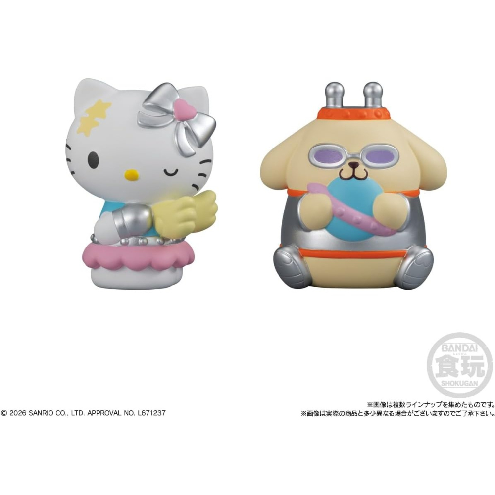 【10月限定】三麗鷗明星朋友軟膠公仔 第5彈食玩(12入/盒)-細節圖2