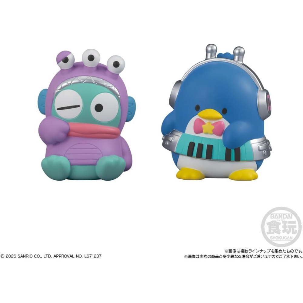 【10月限定】三麗鷗明星朋友軟膠公仔 第5彈食玩(12入/盒)-細節圖3