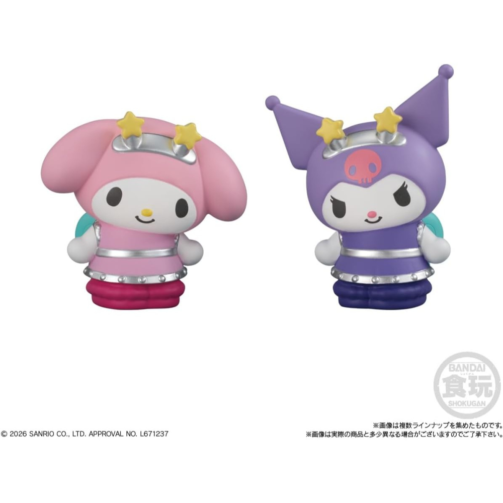 【10月限定】三麗鷗明星朋友軟膠公仔 第5彈食玩(12入/盒)-細節圖4