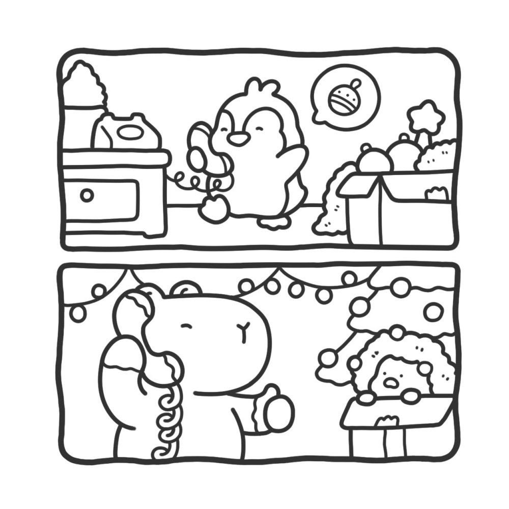 Cozy Countdown 聖誕節倒數月曆著色繪本套組(多款)-細節圖9