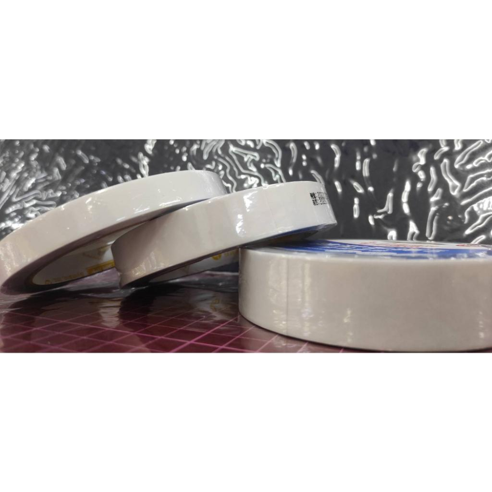 四維 鹿頭牌  DSSLM 雙面膠 高黏度 6mm 12mm 18mm 24mm 台灣製造 雙面膠帶 /一捲入-細節圖2