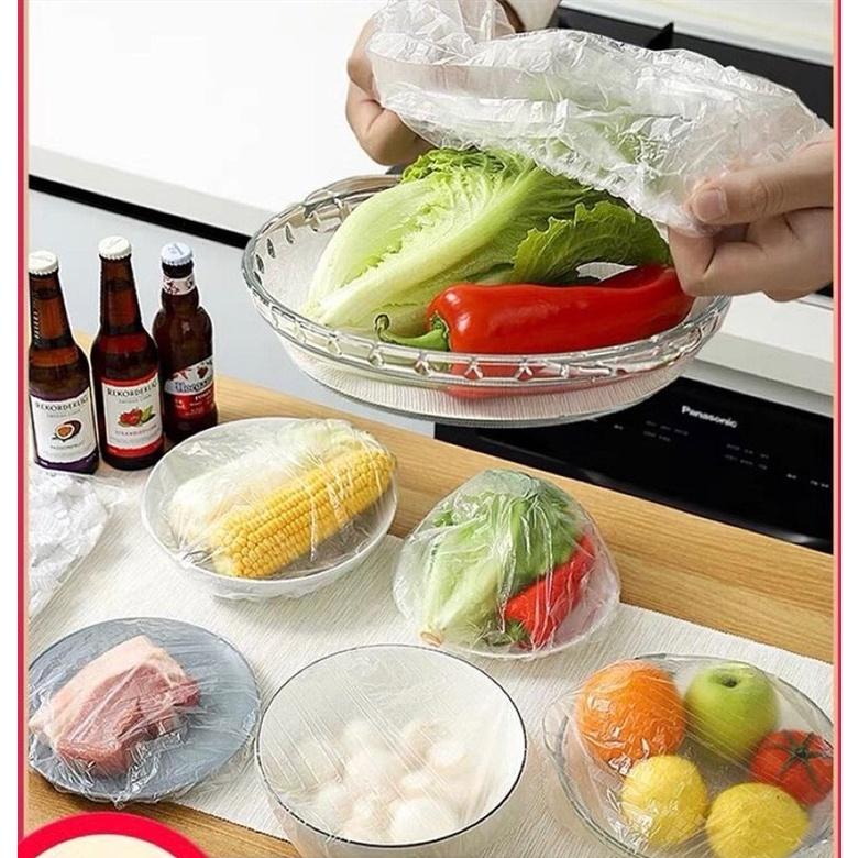 志志賣場-食物保鮮套 保鮮膜  保鮮套  浴帽 100入一包-細節圖2