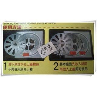 志志賣場-上龍地板排水濾網組 排水孔蓋 防蟲 防蟑濾網 濾網 (台灣製)-細節圖4