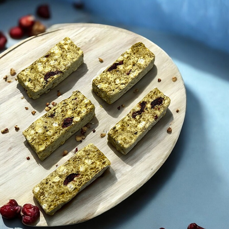 醇品禮D-蛋捲6+黑巧2+米牛軋(茶韻蔓越莓口味)99g/附提袋/新年禮盒/春節禮盒-細節圖6