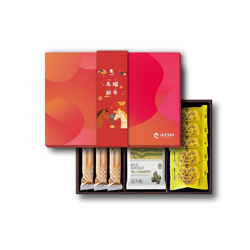 金鶴禮A-原味蛋捲6＋檸日金酥5+茶韻蔓越莓米牛軋99g(附提袋)-細節圖2