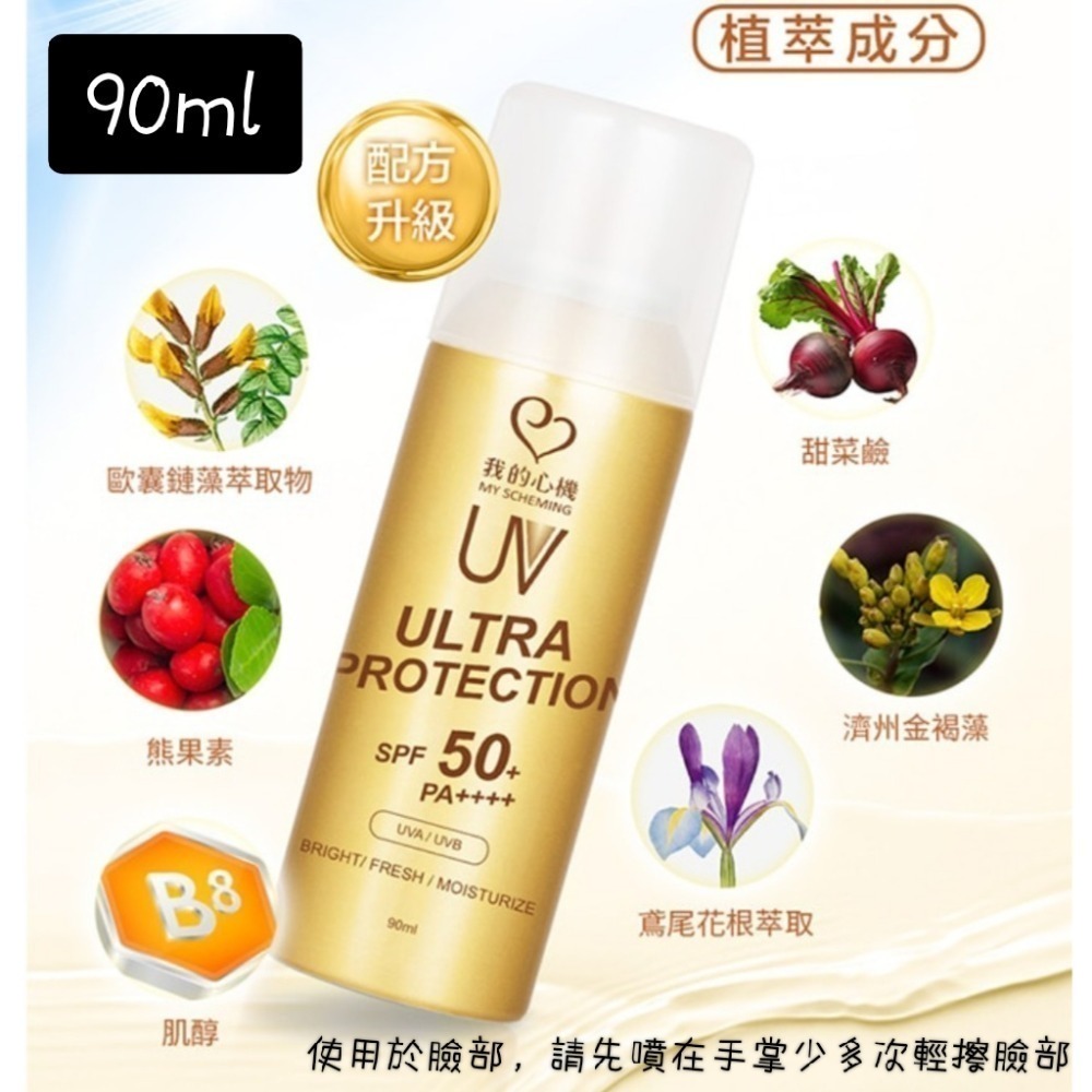 台灣製造 我的心機防曬噴霧 防水抗汗高係數防曬噴霧 身體防曬 戶外防曬乳 妮維雅防曬乳-規格圖1