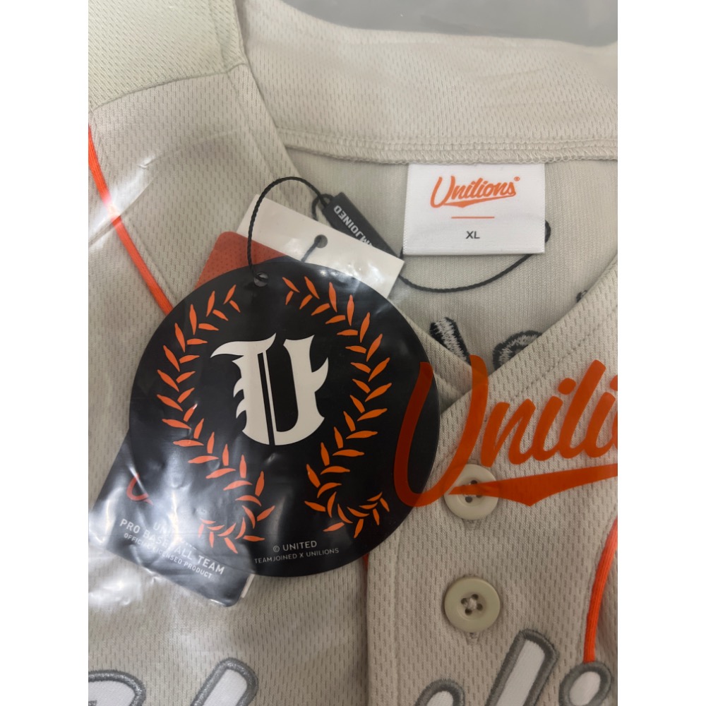 ［全新含吊牌]中華職棒 統一獅 會員聯名 球衣 XL號-細節圖2