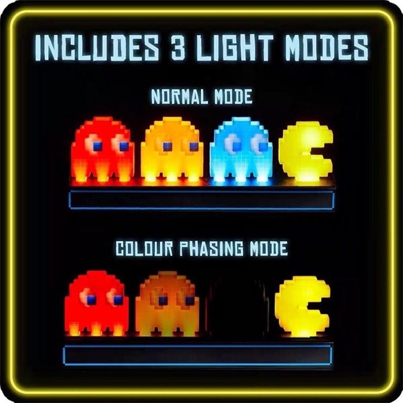 🟠限量Pac Man裝飾燈（USB/電池通用款）-細節圖4
