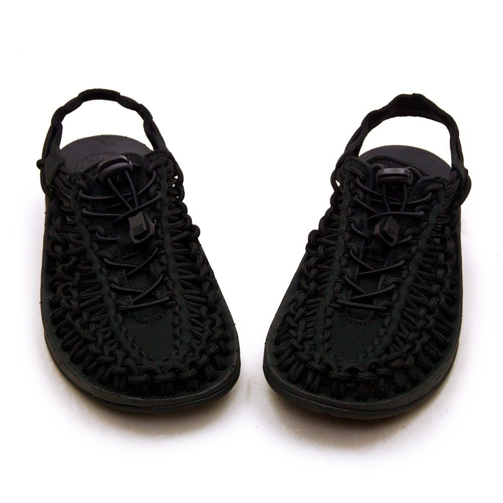 【利嘉夢】DIADORA 迪亞多那 水陸兩用復古鱷魚編織涼鞋 黑 31779 女-細節圖2