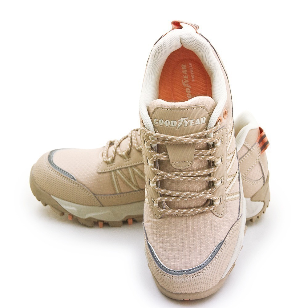 【利嘉夢】GOODYEAR 固特異專業戶外防潑水越野跑鞋 城市縱走系列 奶茶棕 42831 女-細節圖3