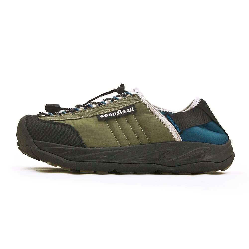 【利嘉夢】GOODYEAR 固特異專業多功能防潑水戶外兩用露營鞋 露營樂系列 綠黑藍 43805 男-細節圖4