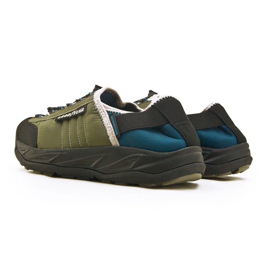 【利嘉夢】GOODYEAR 固特異專業多功能防潑水戶外兩用露營鞋 露營樂系列 綠黑藍 43805 男-細節圖6
