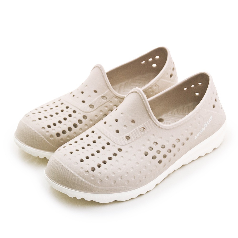 【利嘉夢】GOODYEAR 排水透氣輕便水陸晴雨多功能休閒洞洞鞋 沙色 42751 男/女-規格圖7