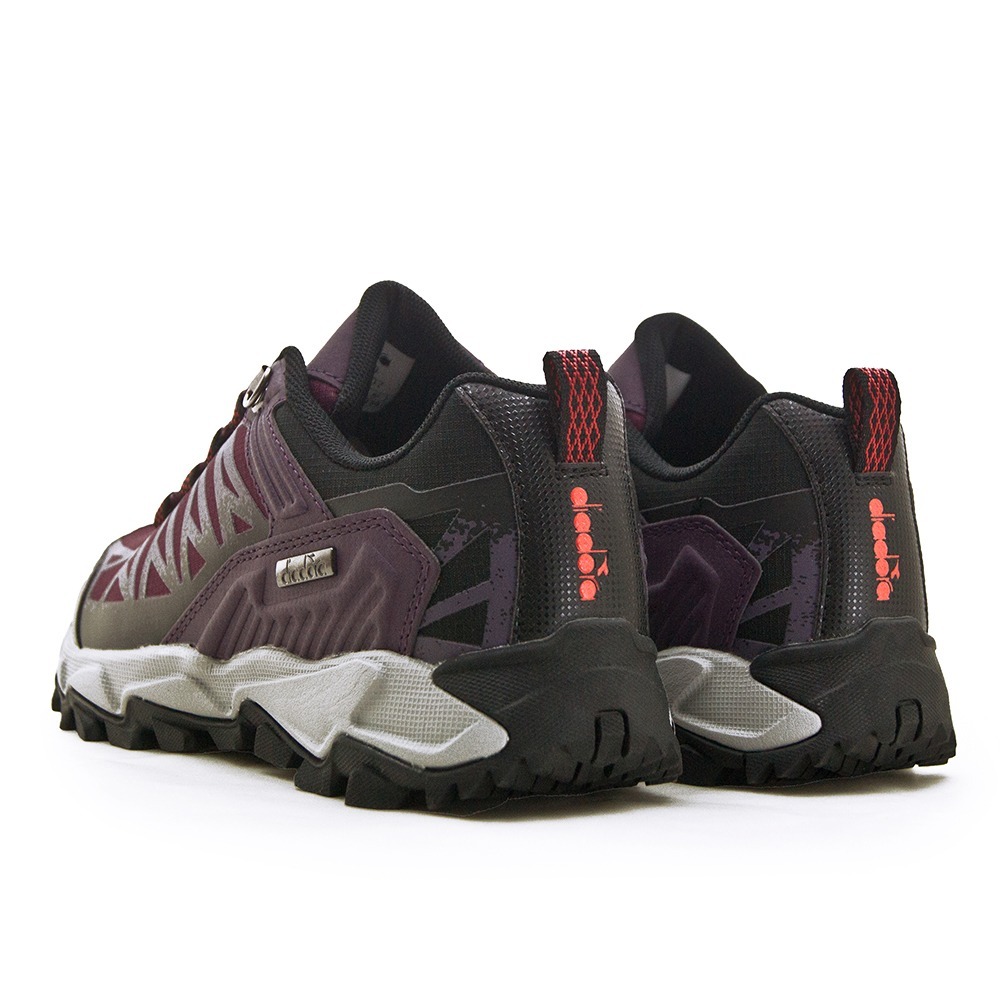 【利嘉夢】DIADORA 迪亞多那 戶外野趣郊山防潑水越野鞋 自然行者系列 紫紅黑 31759 女-細節圖6