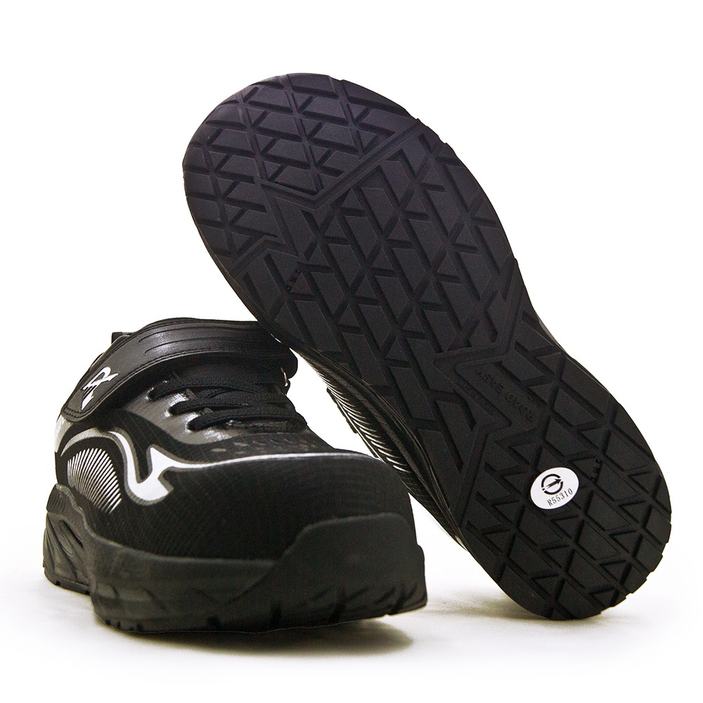 【利嘉夢】ROAD EASY 路益 3E寬楦護趾抗衝擊多功能防護工作鞋 MIT台灣製造 黑銀 883200 男-細節圖5