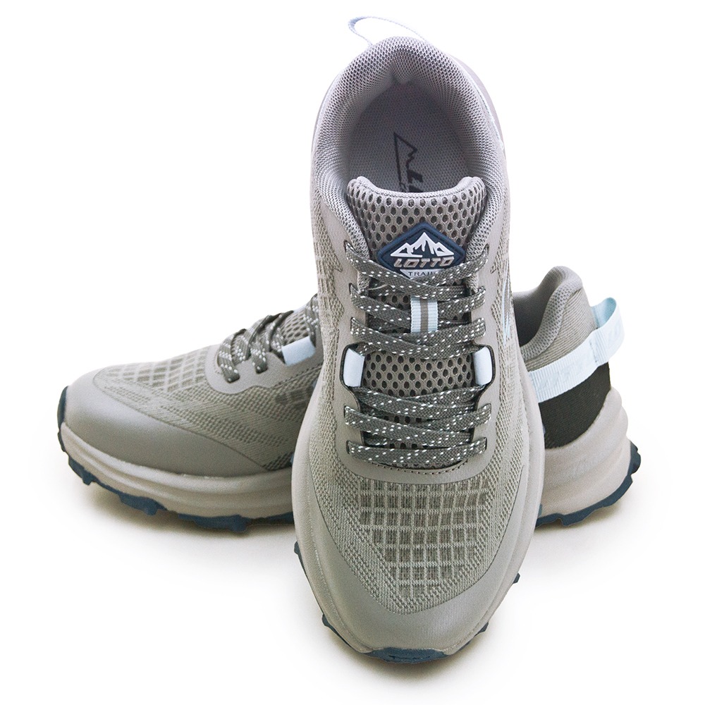 【利嘉夢】LOTTO 專業郊山戶外樂野徒步健行鞋 輕野徑步系列 灰黑藍 5708 女-細節圖3