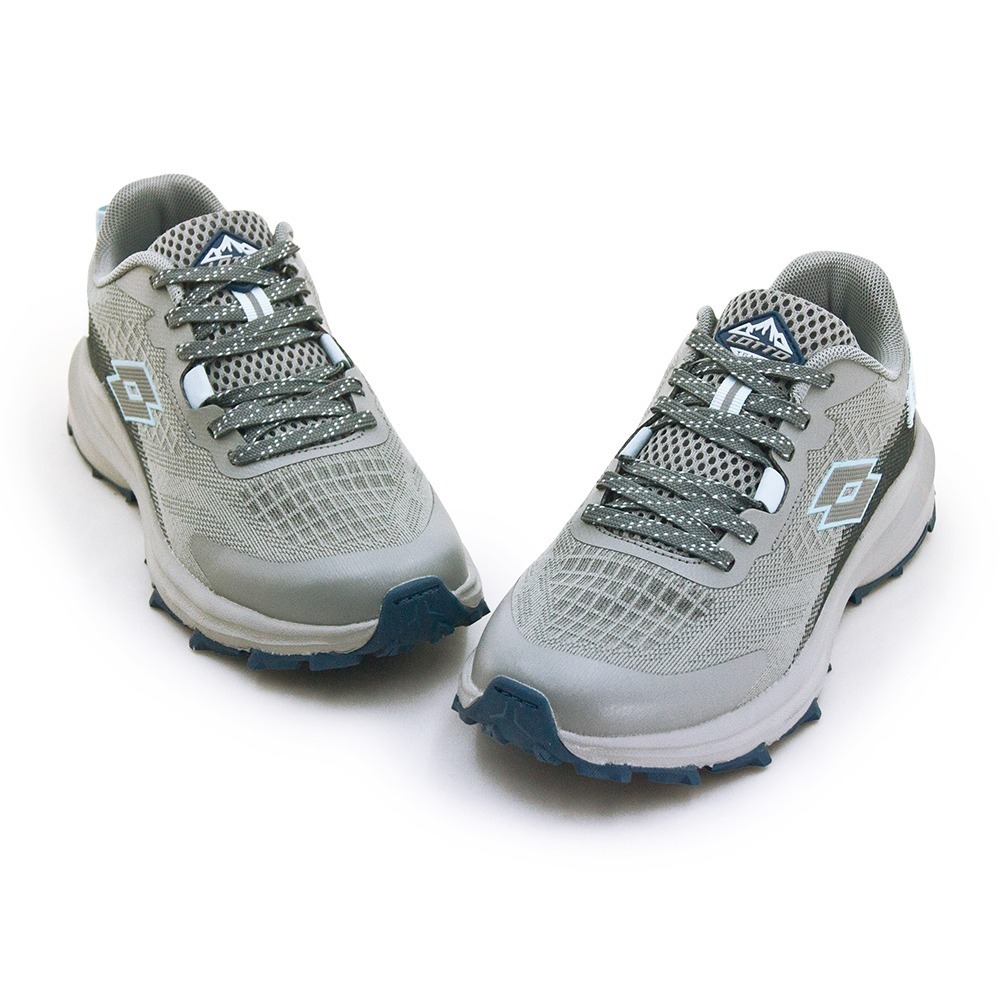 【利嘉夢】LOTTO 專業郊山戶外樂野徒步健行鞋 輕野徑步系列 灰黑藍 5708 女-細節圖2