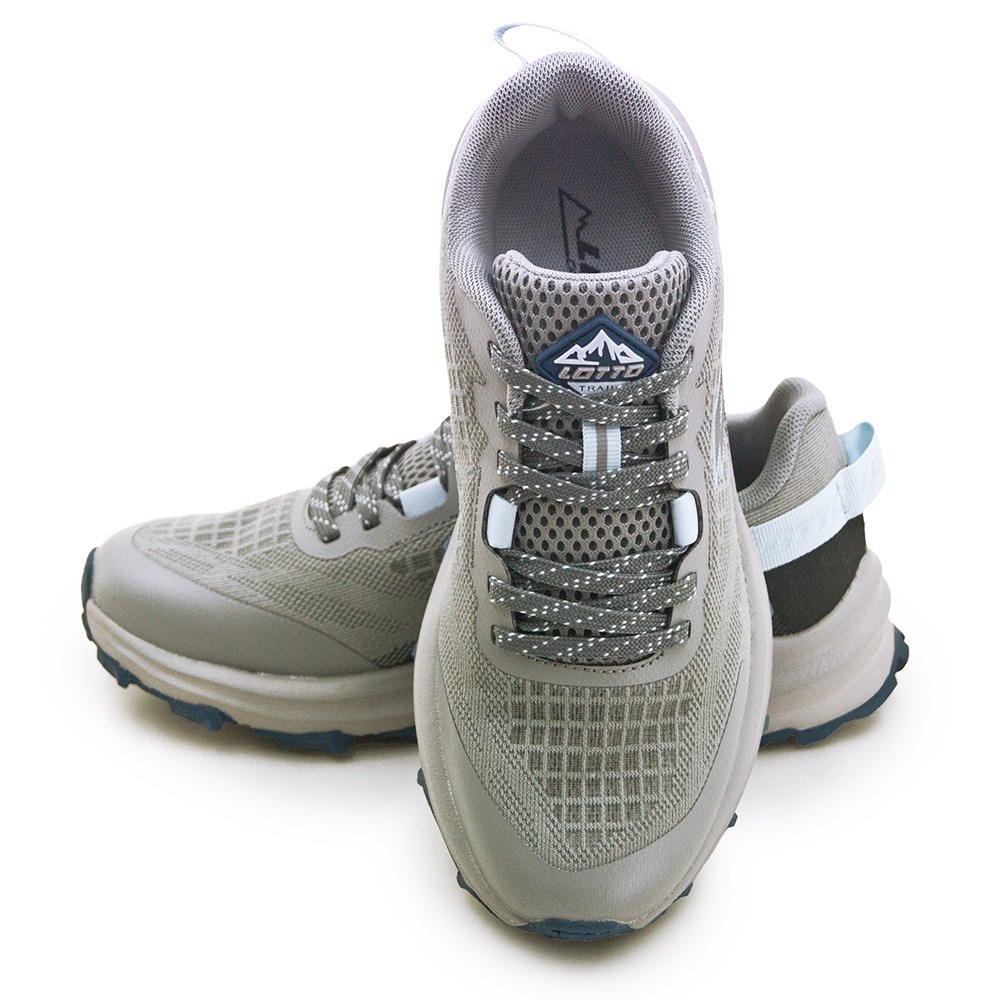 【利嘉夢】LOTTO 專業郊山戶外樂野徒步健行鞋 輕野徑步系列 灰黑藍 5708 女-細節圖3