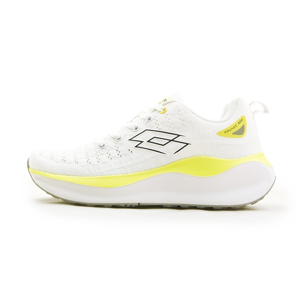 【利嘉夢】LOTTO 專業輕量Q彈避震慢跑鞋 躍彈系列 白萊姆黃 8034 女-細節圖4