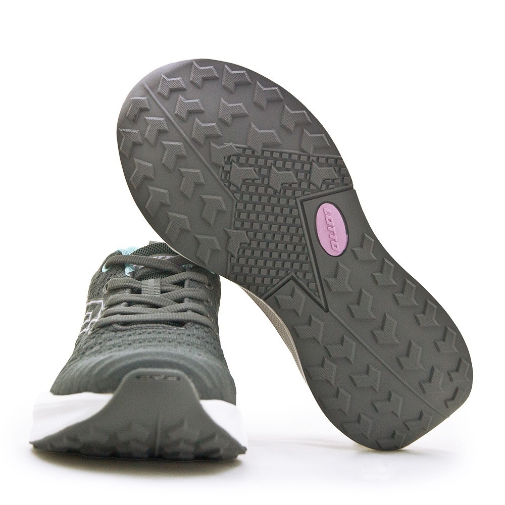 【利嘉夢】LOTTO 專業輕量Q彈避震慢跑鞋 躍彈系列 灰紫藍 8038 女-細節圖5